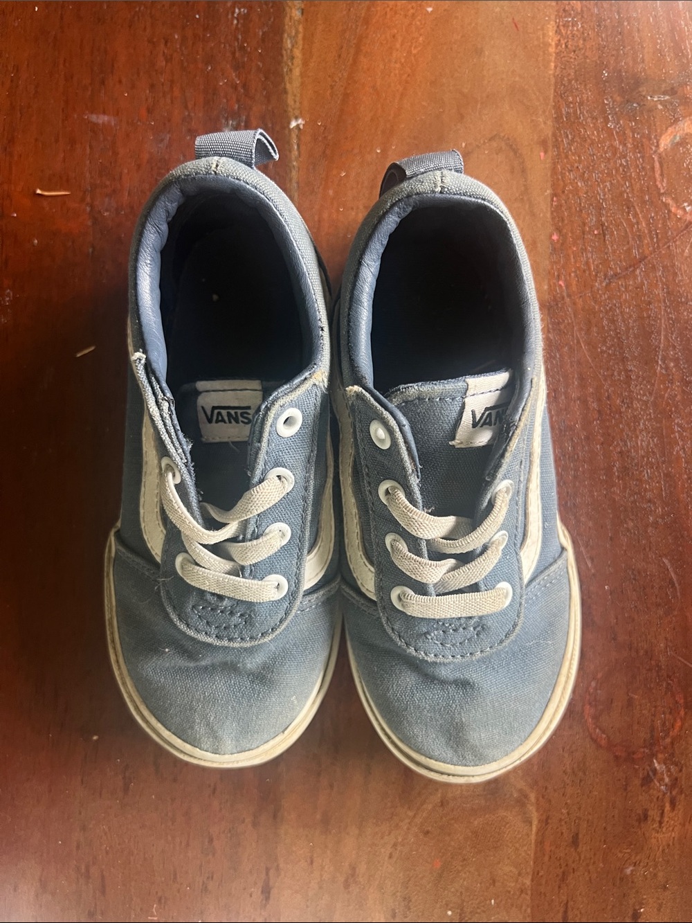 Vans Kids Low Top Canvas Sneakers